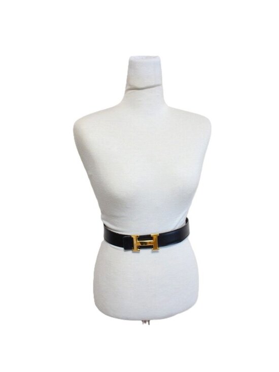 Hermes Constance Belt 65 Black Size
